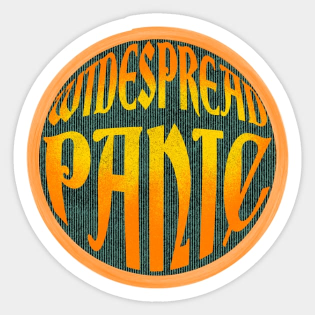 Widespread Panic denim and paint design Sticker by Trigger413